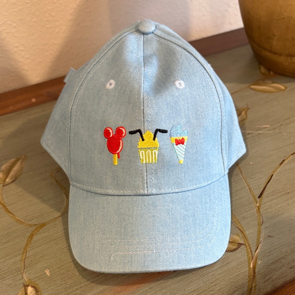 Disney Light Blue Cap with Embroidered Treats